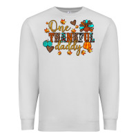 Dove Grey one thankful daddy Premium Sweatshirt - JahusDesignShop