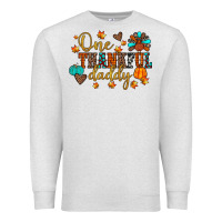 Oatmeal Heather one thankful daddy Premium Sweatshirt - JahusDesignShop