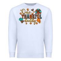 White one thankful daddy Premium Sweatshirt - JahusDesignShop