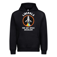 Black liberals for gay space socialism Urban Hoodie - artisFamous