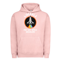 Pigment Salmon liberals for gay space socialism Urban Hoodie - artisFamous