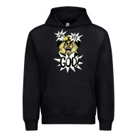 Black oh my god Urban Hoodie - artisFamous