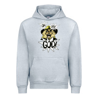 Heather Grey oh my god Urban Hoodie - artisFamous