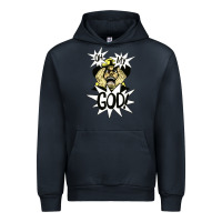 Navy oh my god Urban Hoodie - artisFamous