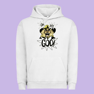 Oh My God Urban Hoodie Designed By Artisfamous