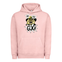 Pigment Salmon oh my god Urban Hoodie - artisFamous