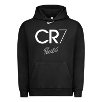 Pigment Black cr7 graphic Urban Hoodie - artisFamous