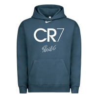 Pigment Midnight Navy cr7 graphic Urban Hoodie - artisFamous