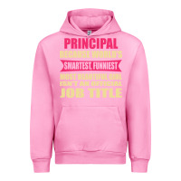 Fuchsia Pink principal funniest isn't a jobtitle Urban Hoodie - artisFamous