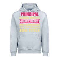 Heather Grey principal funniest isn't a jobtitle Urban Hoodie - artisFamous