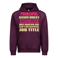 Mauve Wine principal funniest isn't a jobtitle Urban Hoodie - artisFamous