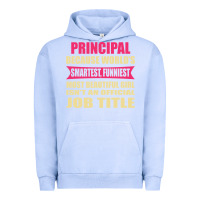 Pigment Grape Ice principal funniest isn't a jobtitle Urban Hoodie - artisFamous