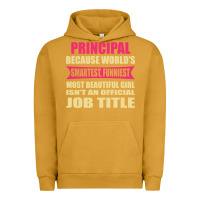 Pigment Peanut Butter principal funniest isn't a jobtitle Urban Hoodie - artisFamous