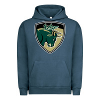 Pigment Midnight Navy south florida bulls Urban Hoodie - artisFamous