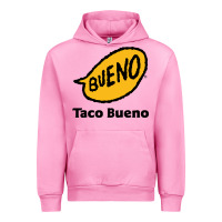 Fuchsia Pink Resto Taco Bueno Urban Hoodie - artisFamous