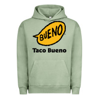 Pigment Oil Green Resto Taco Bueno Urban Hoodie - artisFamous