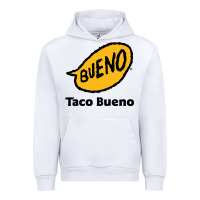 White Resto Taco Bueno Urban Hoodie - artisFamous
