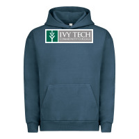 Pigment Midnight Navy Ivy Tech Community College of Indiana Urban Hoodie - artisFamous