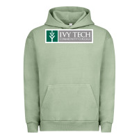 Pigment Oil Green Ivy Tech Community College of Indiana Urban Hoodie - artisFamous
