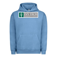 Pigment Pebble Blue Ivy Tech Community College of Indiana Urban Hoodie - artisFamous