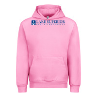 Fuchsia Pink Lake Superior College (LSSU) Urban Hoodie - artisFamous