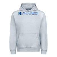 Heather Grey Lake Superior College (LSSU) Urban Hoodie - artisFamous