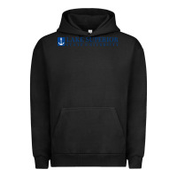 Pigment Black Lake Superior College (LSSU) Urban Hoodie - artisFamous