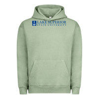 Pigment Oil Green Lake Superior College (LSSU) Urban Hoodie - artisFamous