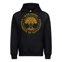 Black Maharishi International College Urban Hoodie - artisFamous