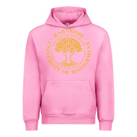 Fuchsia Pink Maharishi International College Urban Hoodie - artisFamous