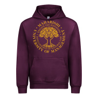 Mauve Wine Maharishi International College Urban Hoodie - artisFamous