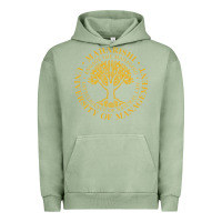 Pigment Oil Green Maharishi International College Urban Hoodie - artisFamous