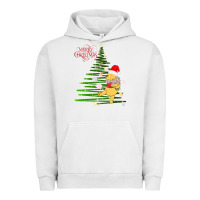 Pigment Lunar Rock Winnie The Pooh- Merry christmas Urban Hoodie - artisFamous