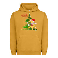 Pigment Peanut Butter Winnie The Pooh- Merry christmas Urban Hoodie - artisFamous