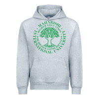 Heather Grey Maharishi International College Urban Hoodie - artisFamous