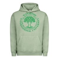 Pigment Oil Green Maharishi International College Urban Hoodie - artisFamous