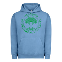 Pigment Pebble Blue Maharishi International College Urban Hoodie - artisFamous