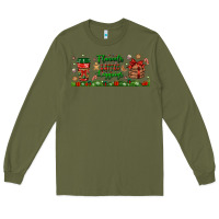 Army Green flannels lattes leggings libbey glass Long Sleeve Tee - BundleAndBundleShop