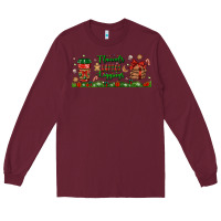 Burgundy flannels lattes leggings libbey glass Long Sleeve Tee - BundleAndBundleShop