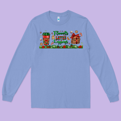 Flannels Lattes Leggings Libbey Glass Long Sleeve Tee Designed By Bundleandbundleshop