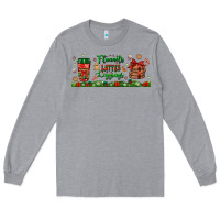 Heather Grey flannels lattes leggings libbey glass Long Sleeve Tee - BundleAndBundleShop