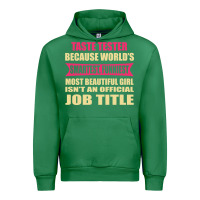 Emerald taste tester funniest isn't a jobtitle Urban Hoodie - artisFamous