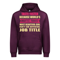 Mauve Wine taste tester funniest isn't a jobtitle Urban Hoodie - artisFamous