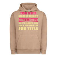 Pigment Burro taste tester funniest isn't a jobtitle Urban Hoodie - artisFamous