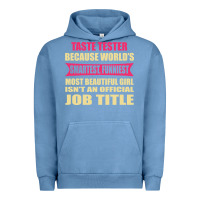 Pigment Pebble Blue taste tester funniest isn't a jobtitle Urban Hoodie - artisFamous