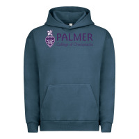 Pigment Midnight Navy Palmer College of Chiropractic Urban Hoodie - artisFamous
