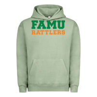 Pigment Oil Green Famu Rattlers Urban Hoodie - artisFamous