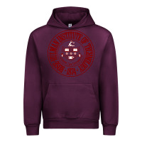 Mauve Wine Rose–Hulman Institute of Technology College Urban Hoodie - artisFamous
