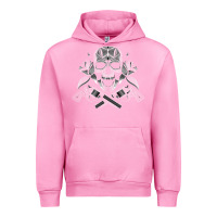 Fuchsia Pink guns & roses 7 Urban Hoodie - artisFamous