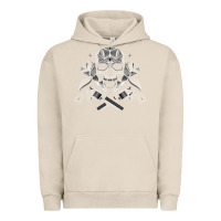Pigment French Oak guns & roses 7 Urban Hoodie - artisFamous